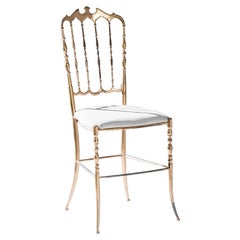 Retro 1970s Brass Chiavari Chair