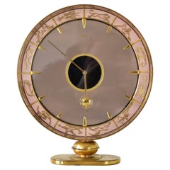 XLarge German 1930s Kienzle Zodiac Desk Clock, Design Heinrich Möller