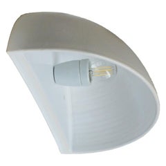 Contemporary Modern Wall Sconce in Ceramic, Off White by Manolo Eirin