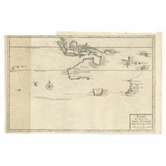 Antique Early Map of Australasia, Marking The Route of Abel Tasman in 1642 'Publ. 1726'