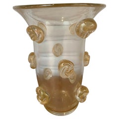 Toso, Flower Vase, Murano Glass, 1980