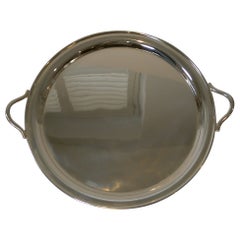 Art Deco Silver Plated Cocktail Tray by Asprey, London c.1930