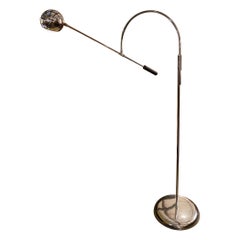 Vintage Mid-Century Modern Sonneman Chrome Orbiter Floor Lamp