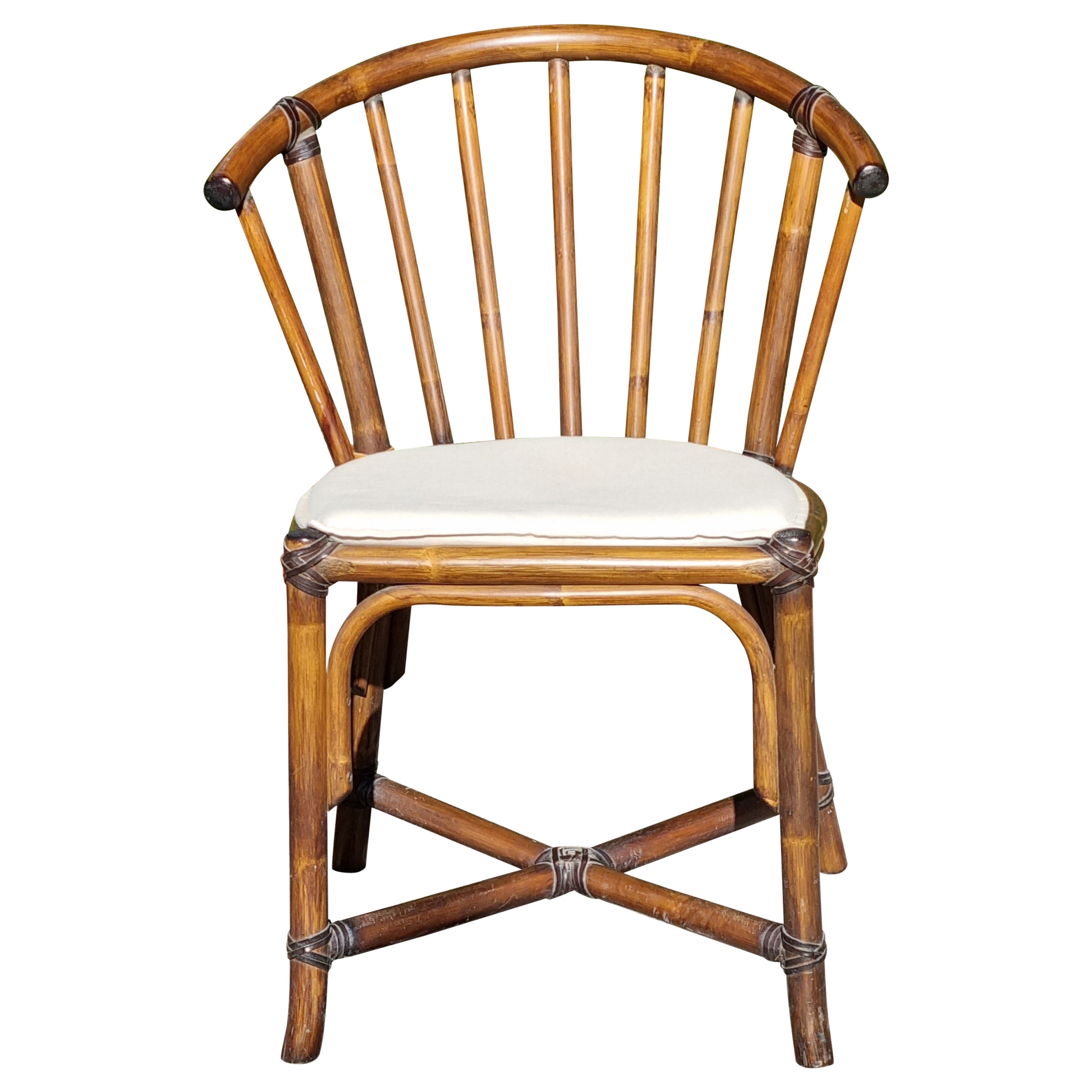 20th Century Italian Design Pierantonio Bonacina Bamboo Chair, Italy, 1990 For Sale