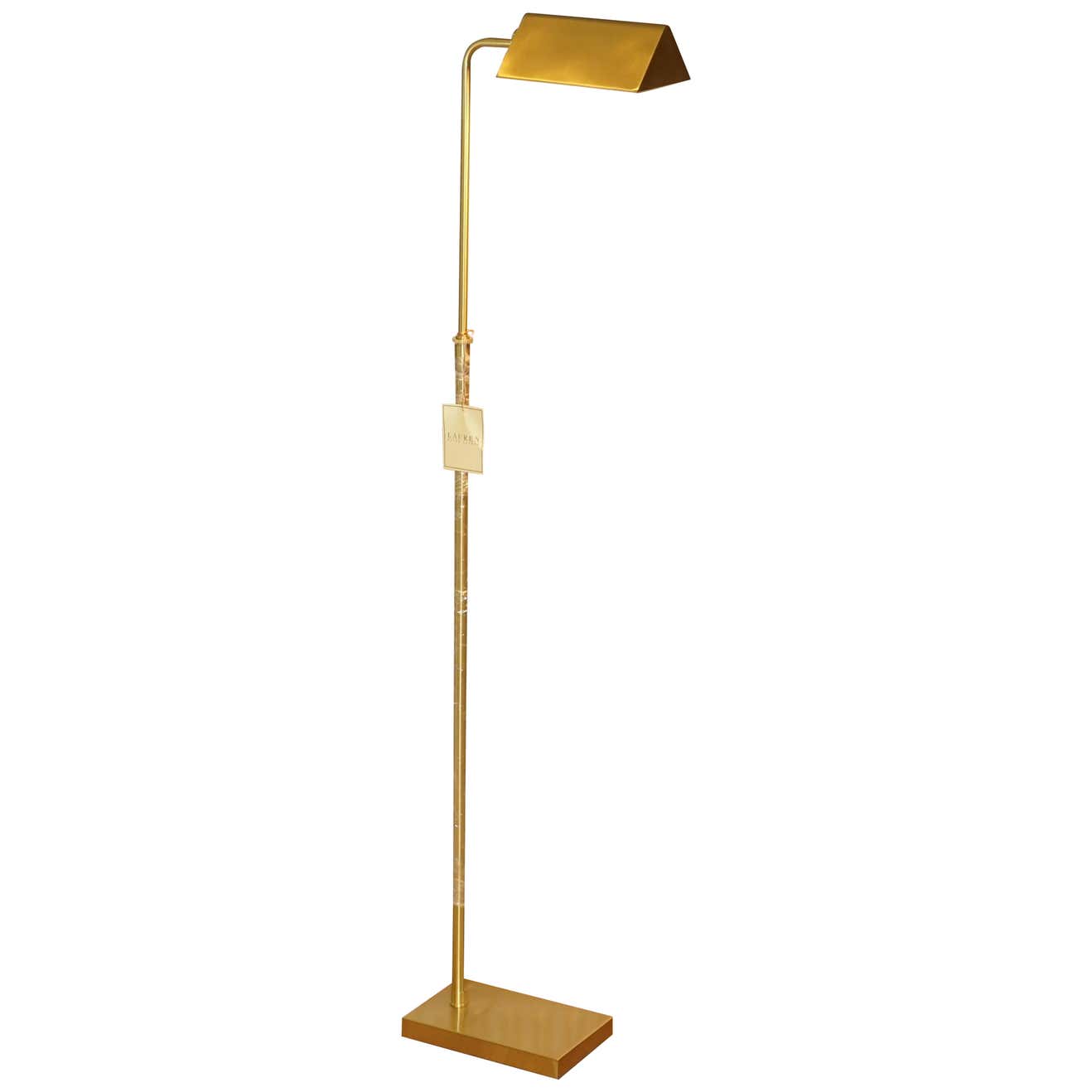 Ralph Lauren Art Deco Bankers Style Floor Standing Lamp For Sale at 1stDibs