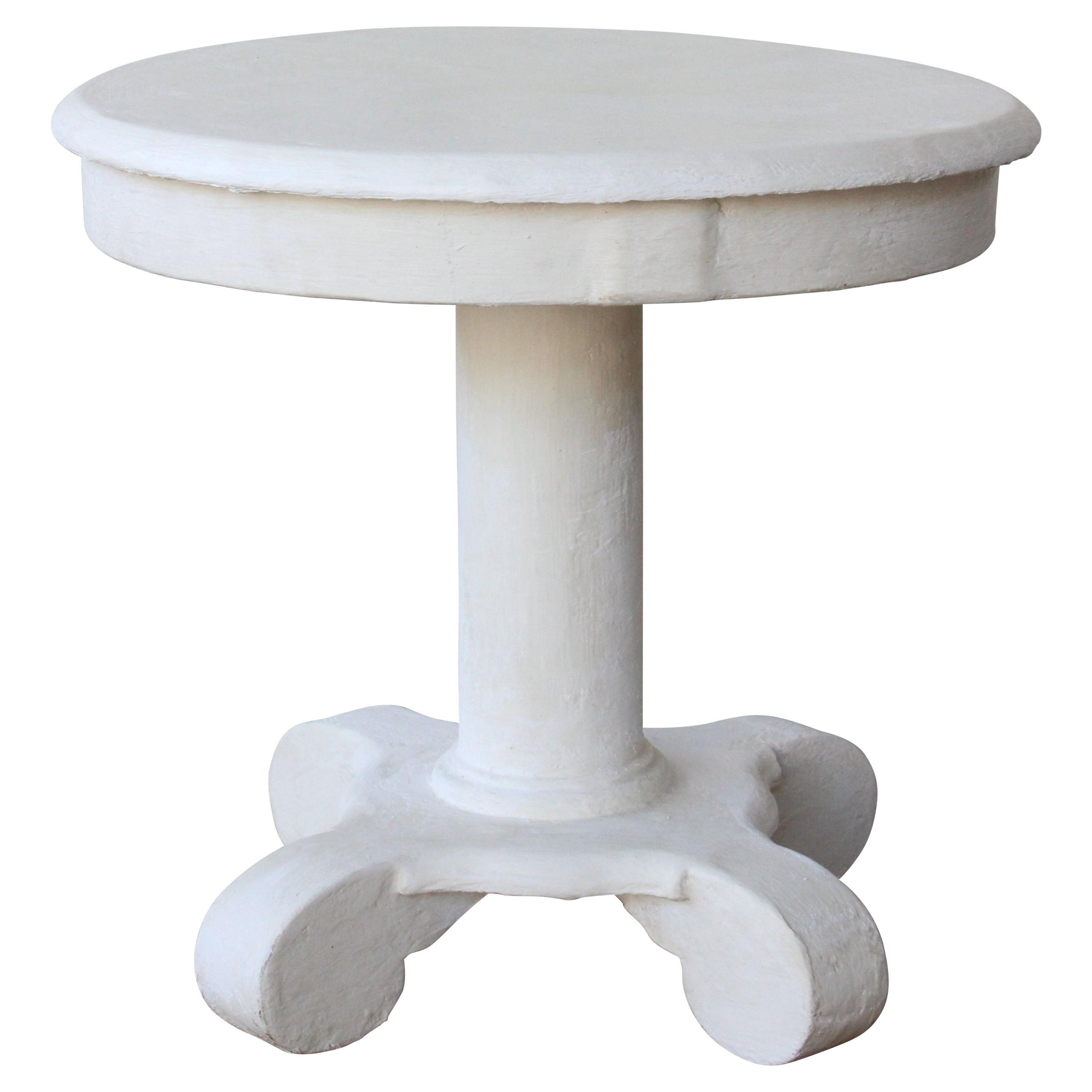 Vintage Gesso Side Table, 1950s