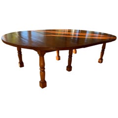 Custom-Made Large Pine Dining Table, Made in England