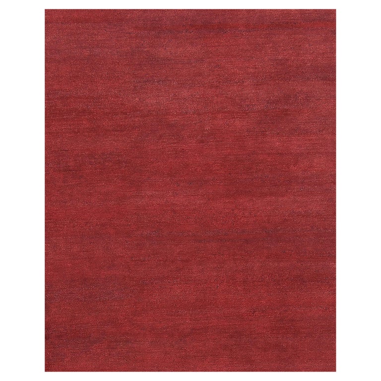 Solid Design Bamboo Silk Rug Dara from Mehraban For Sale at 1stDibs