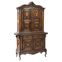 Antique British Wooden Cabinet