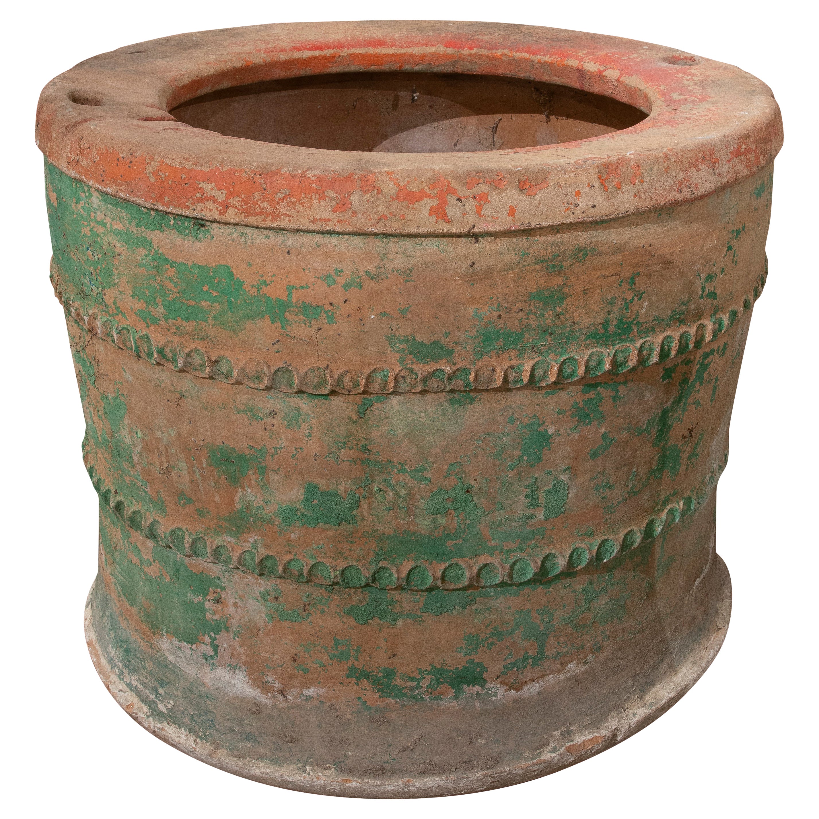 Mid-19th Century Spanish Terracotta Earthenware Water Well