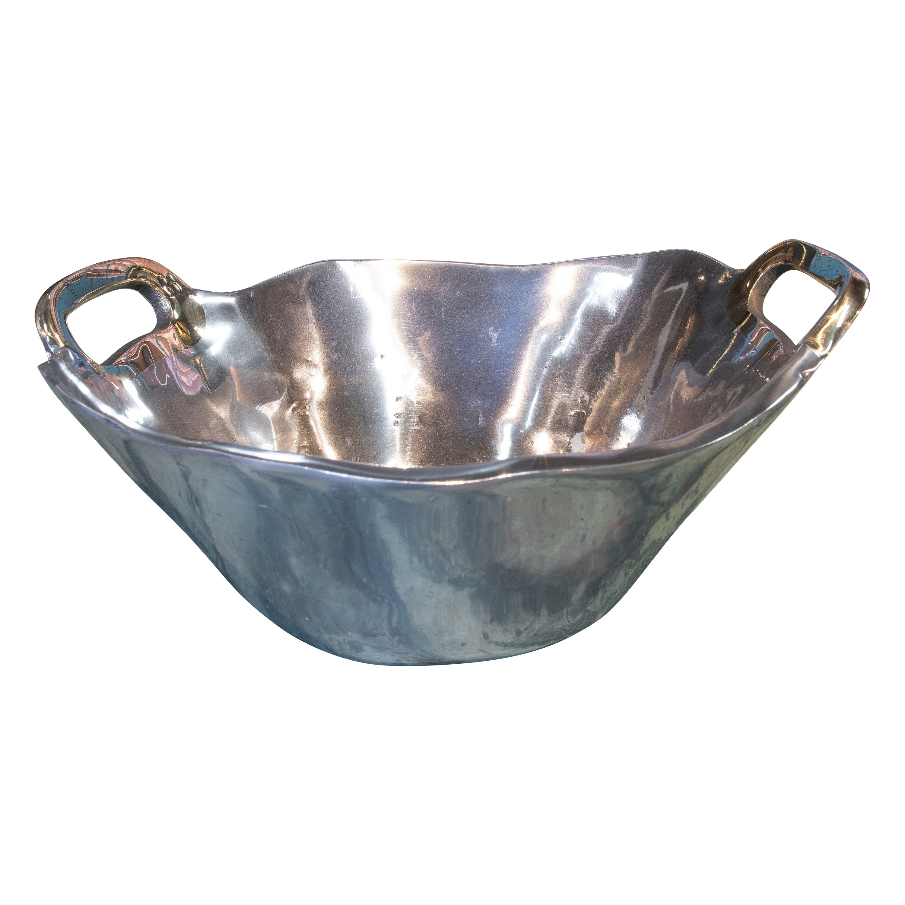 David Marshall, Fruttiera di design a due toni in bronzo dorato del 1980