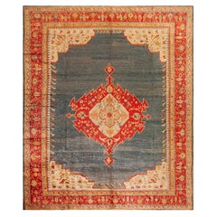 Tapis turc Angora Oushak du 19ème siècle (  10' x 12'4'' - 305 x 375 )