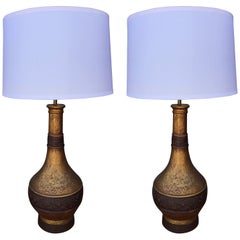 Pair of Monumental Table Lamps