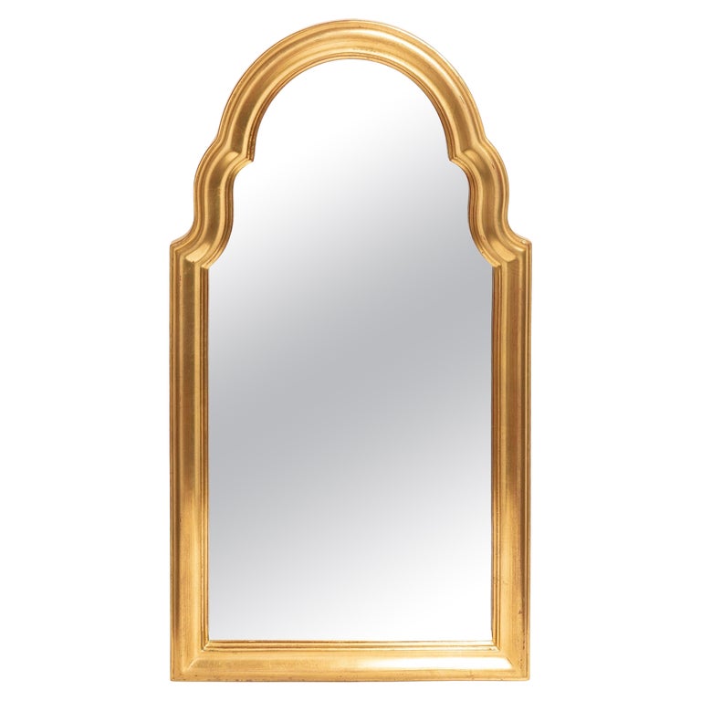 Miroir en or vintage moyen du milieu du siècle, Belgique, années 2000 En  vente sur 1stDibs