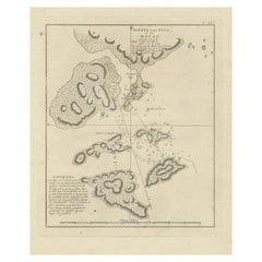 Antique Map of Macao and Surroundings by Captain Cook, 1803