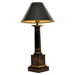 Antique Neoclassical Style Tole Table Lamp