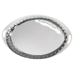 Victorian Oval Silver Tray