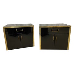 Pair of Milo Baughman Mid-Century Modern Nightstands or End Tables
