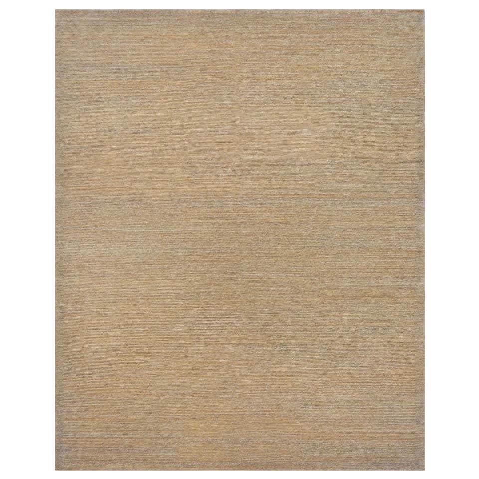 Contemporary Handwoven Hemp Windowpane Flatweave Rug For Sale at 1stDibs