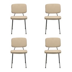 Set of 4 'Décade' Dining Chairs by Design Frères