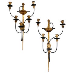 Vintage Sword Wal Sconces