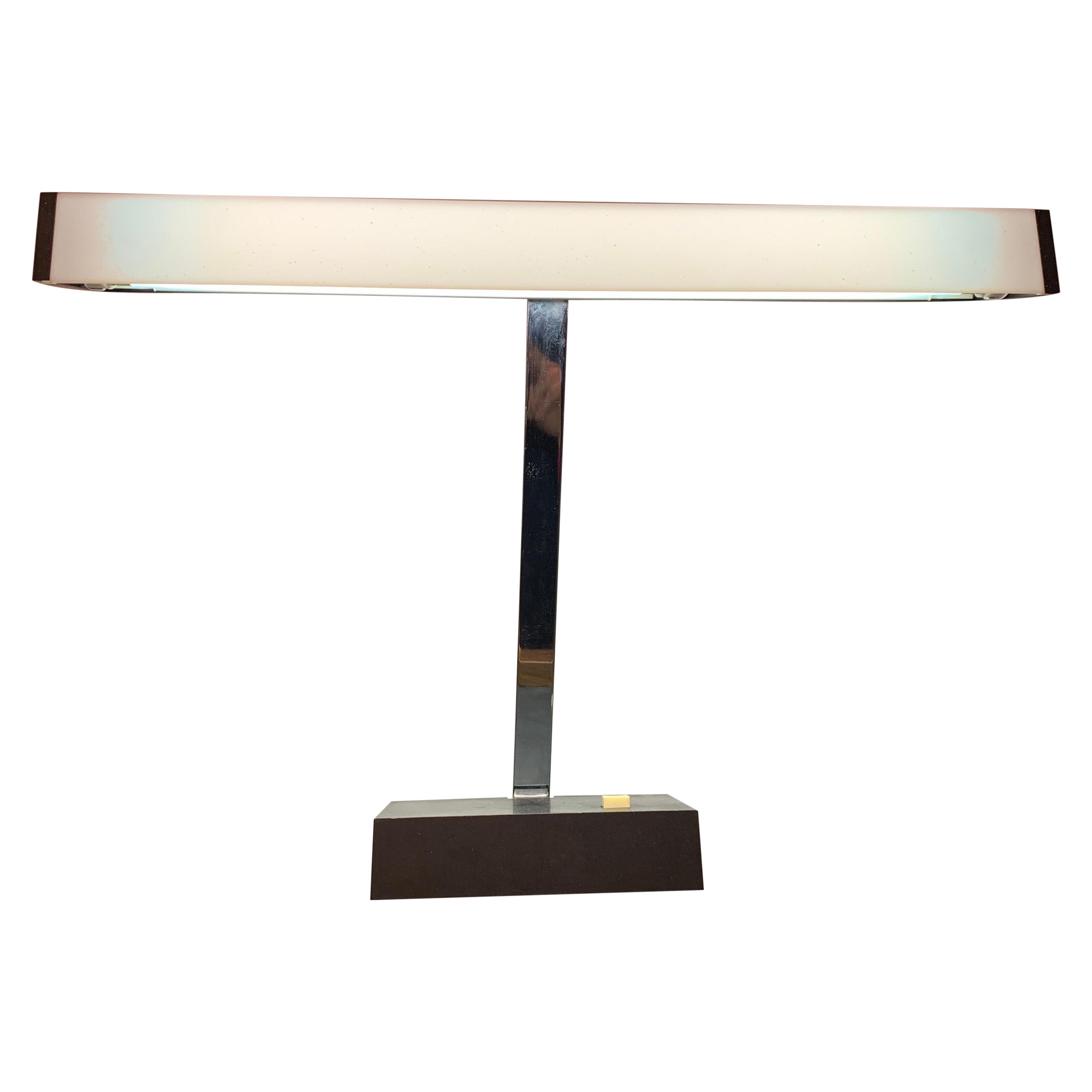 Lampe de bureau articulée Lightolier mi-siècle moderne