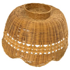 Mid-Century Boho Chic Basket Lamp Shade
