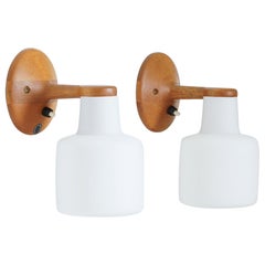 Swedish Midcentury Wall Lamps by Luxus