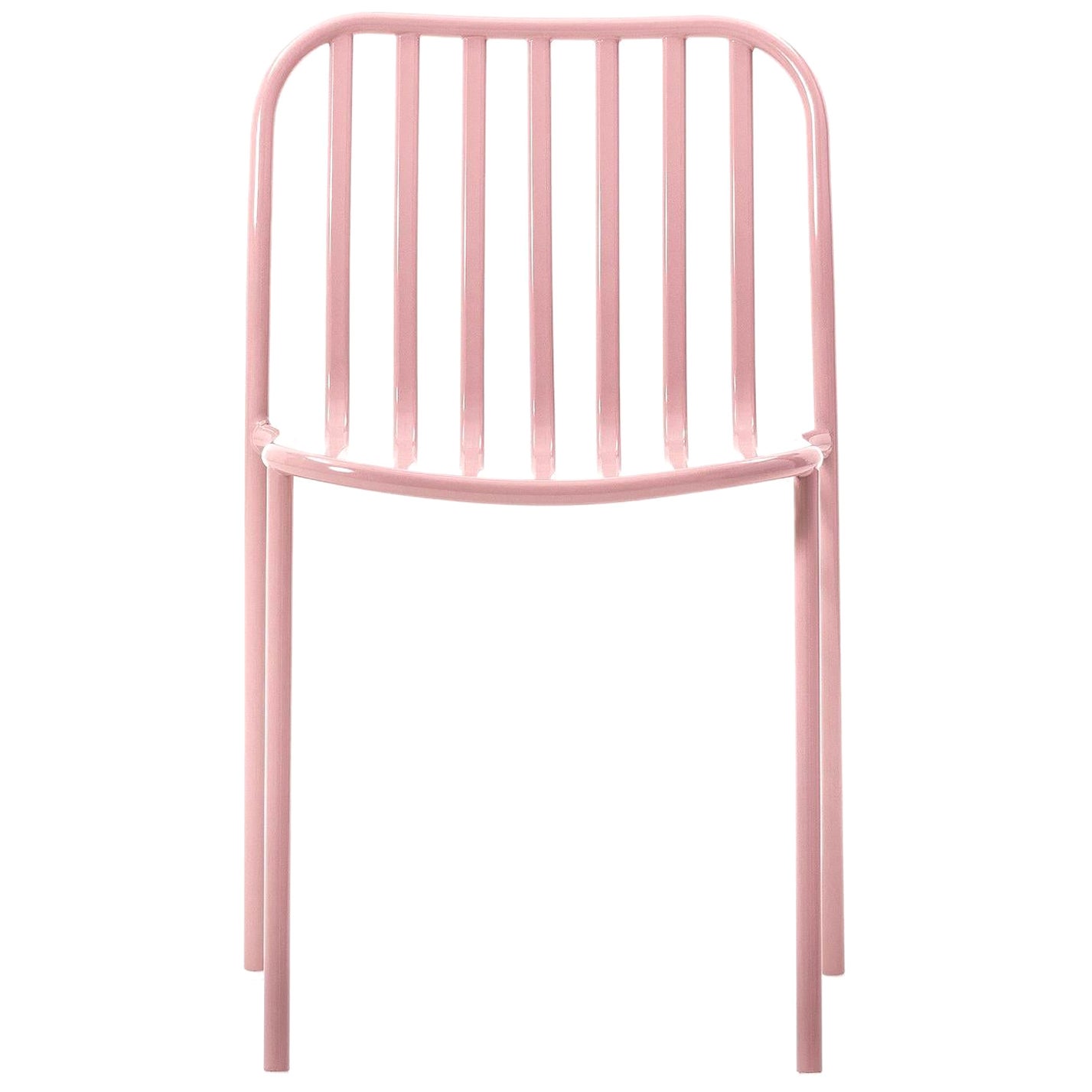 Metis 190 Line Chair, Metal, Colors, Outdoor, Contract, Bar, Restaur, Design For Sale