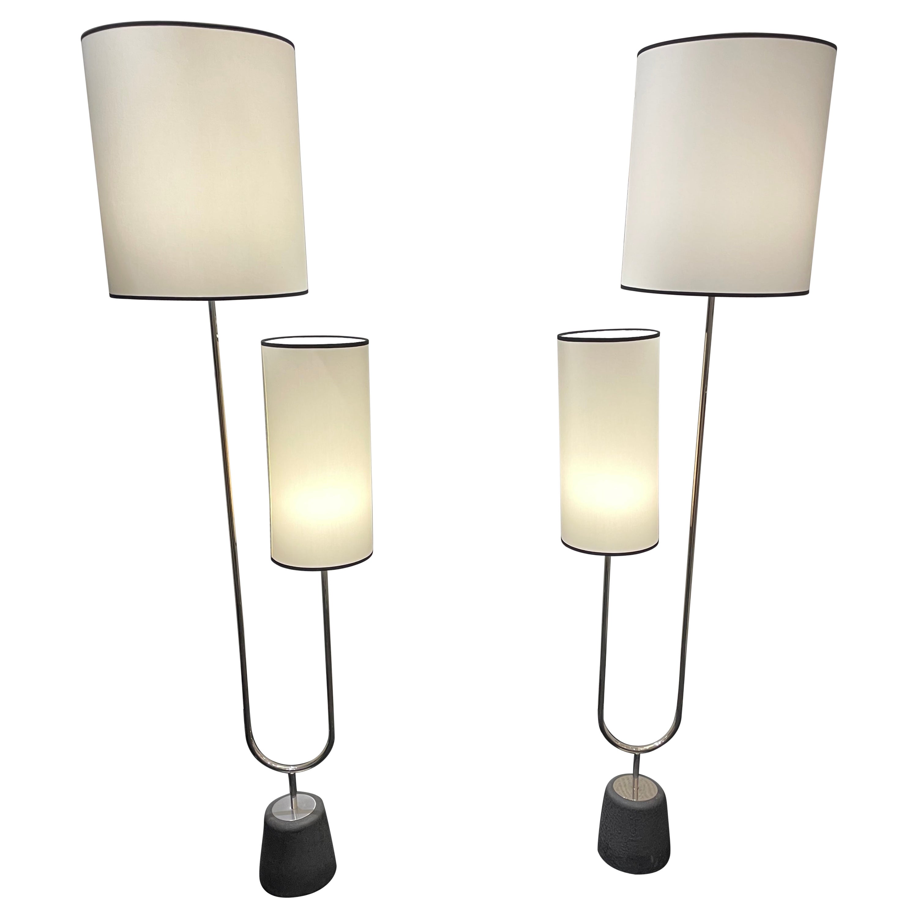 Pair of Floor Lamps by Arlus