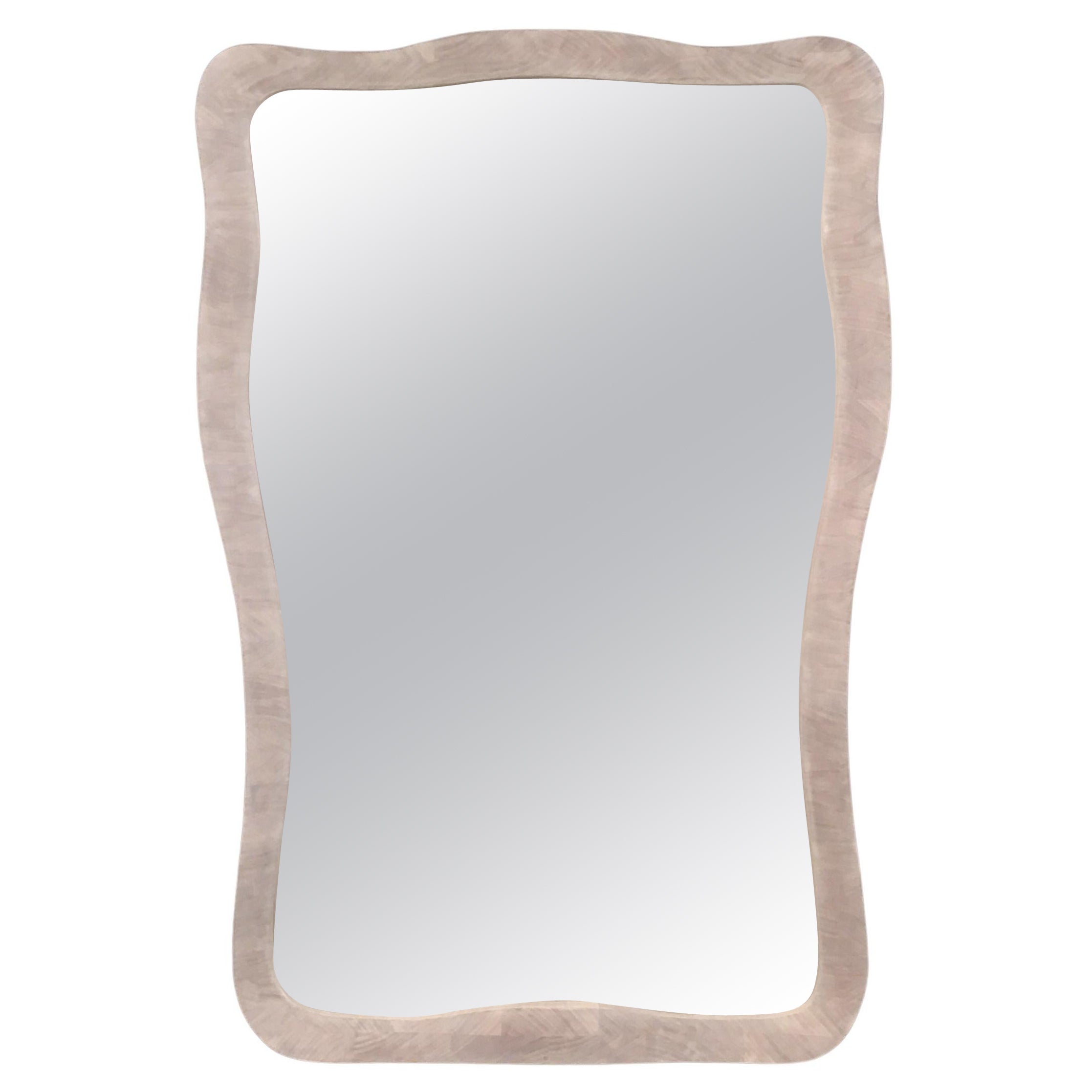 LXV Mirror, Handcrafted in Bleached Cherry For Sale
