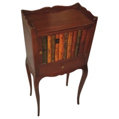 Charming French Style Book Face Cabinet Table