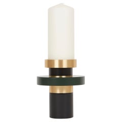 Green and Black Alexandre Candle Holder by French Designer Marine Breynaert