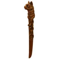 French Bulldog Letter Opener by Bailly, France