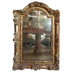 18th Century Giltwood Mirror with Original Glass