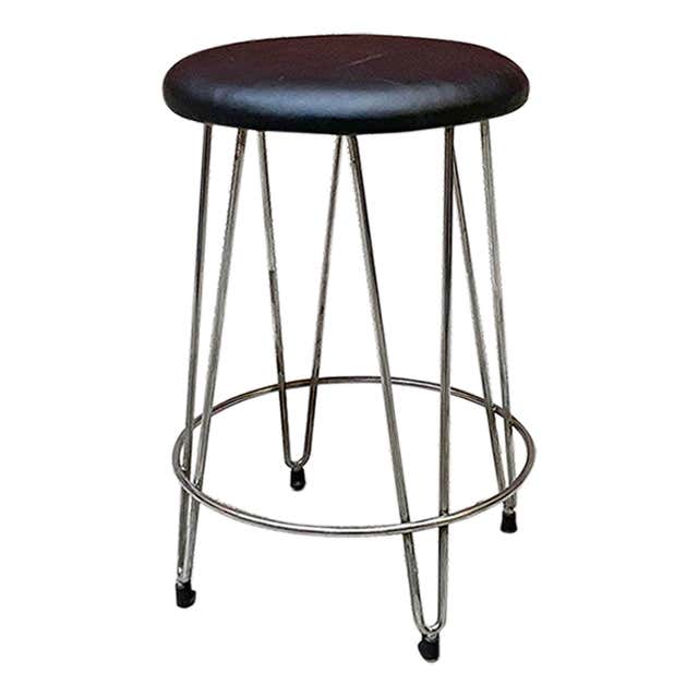 Modern Steel Stool For Sale at 1stDibs