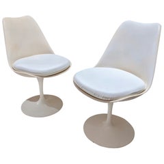 Pair of Tulip Swivel Chairs by Eero Saarinen, Knoll Edition