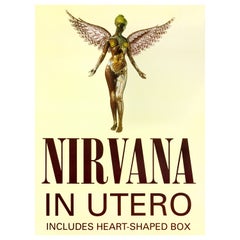 Vintage Nirvana 'In Utero' Original UK Bus Stop Promotional Poster, 1993