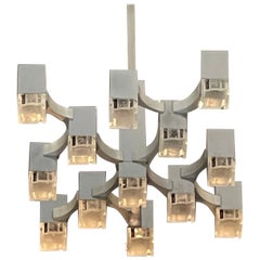 Cubic Chandelier by Lightolier