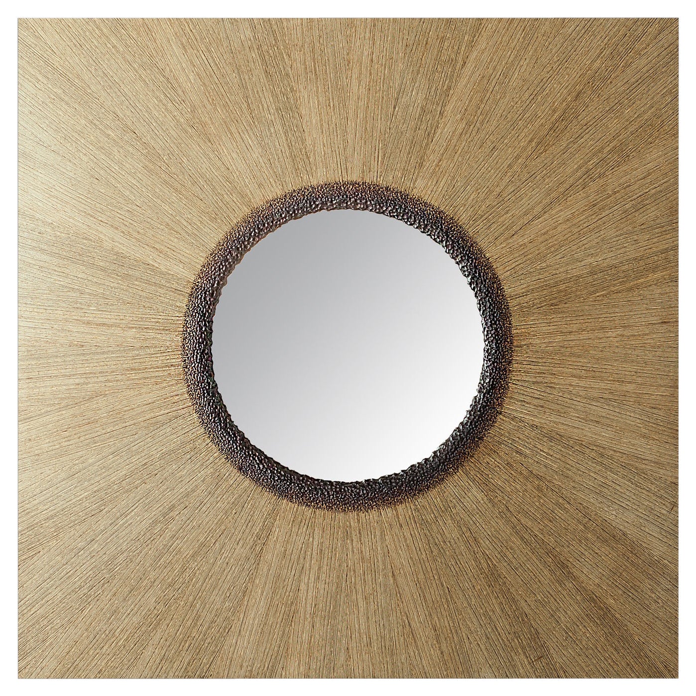 Into The Abyss, Sculptural Mirror, Hand Carved in Wenge, by David Tragen