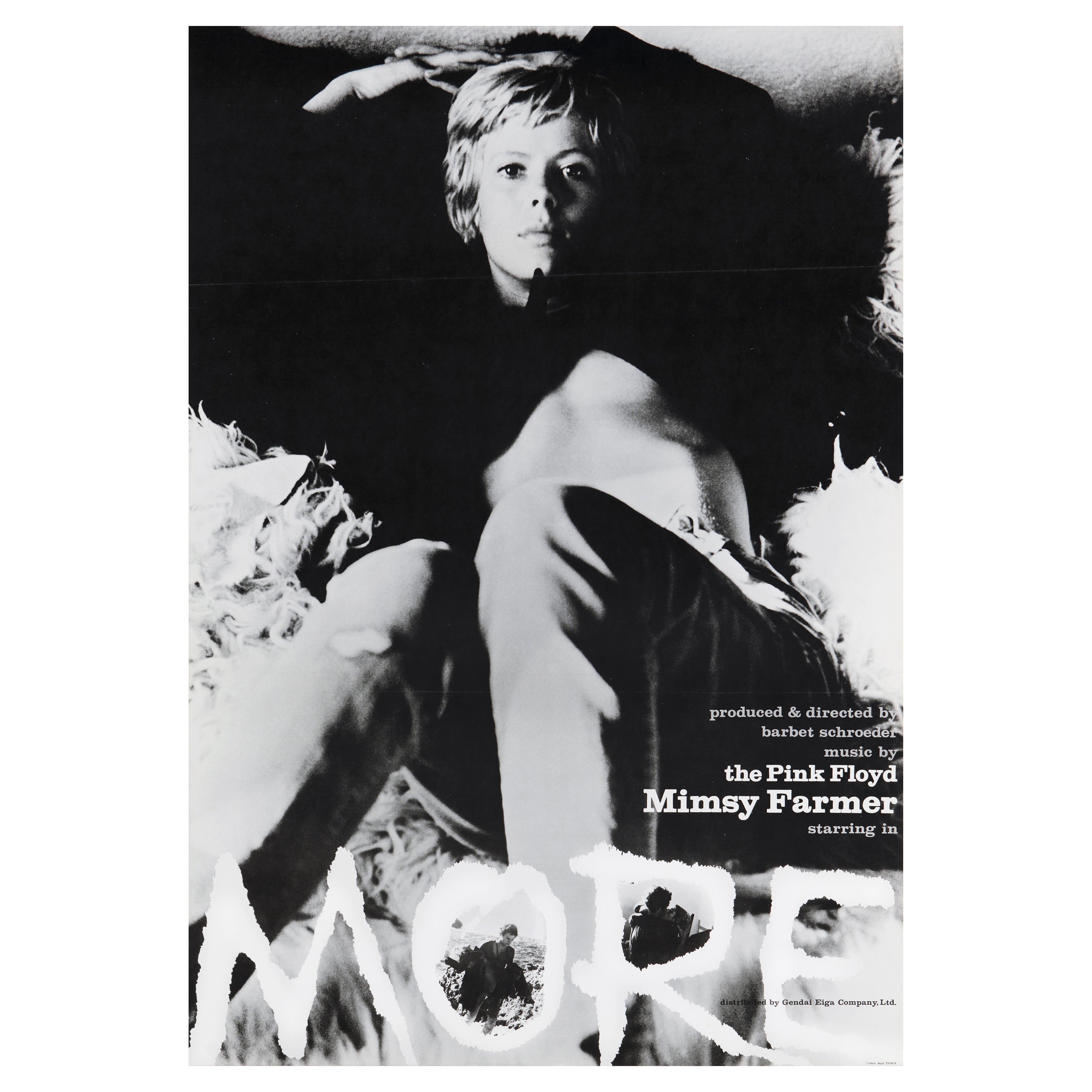 Barbet Schroeder 'More' Original Vintage Movie Poster, Japanese, 1971