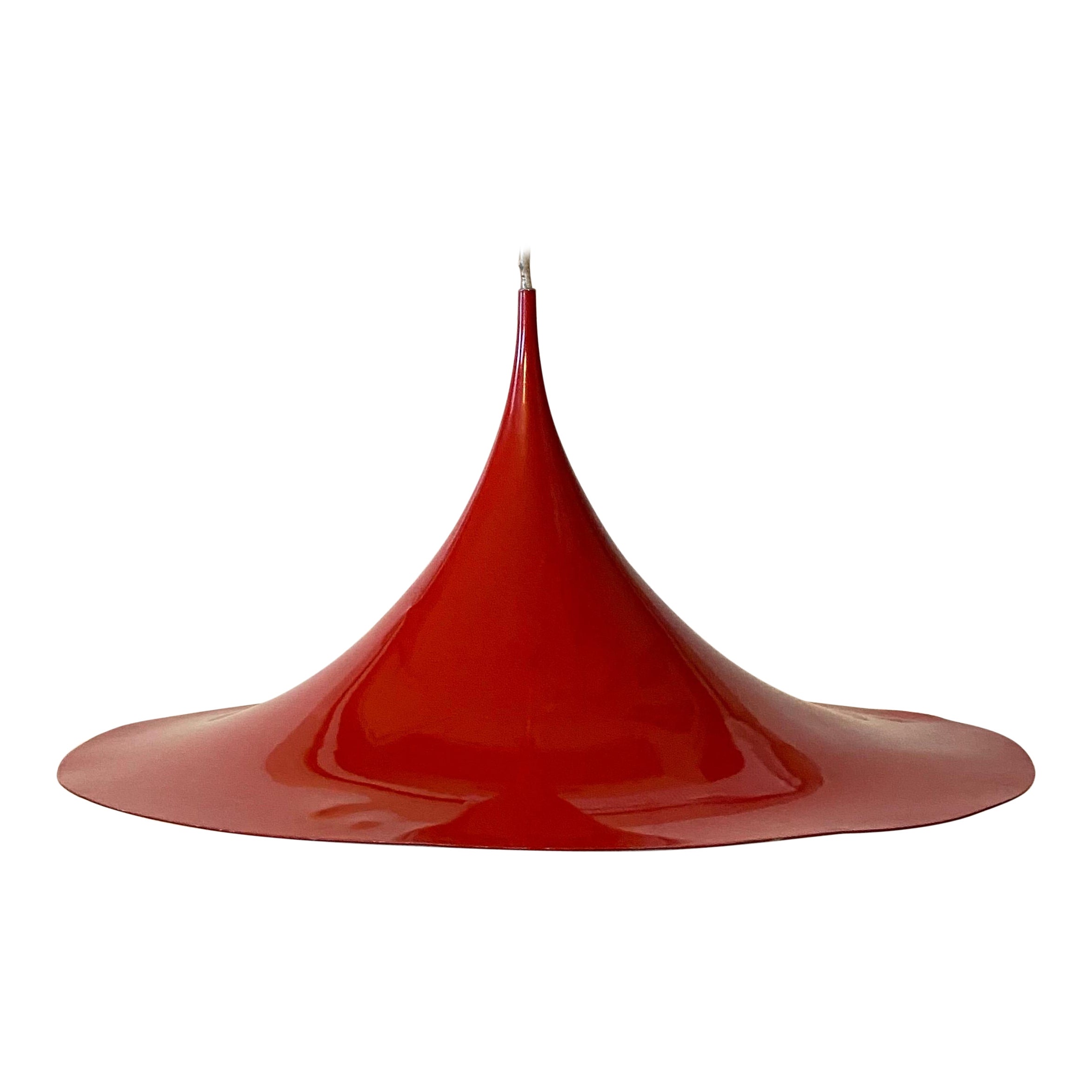 Lampe suspendue semi-transparente rouge Fog & Morup de Bonderup & Thorup en vente