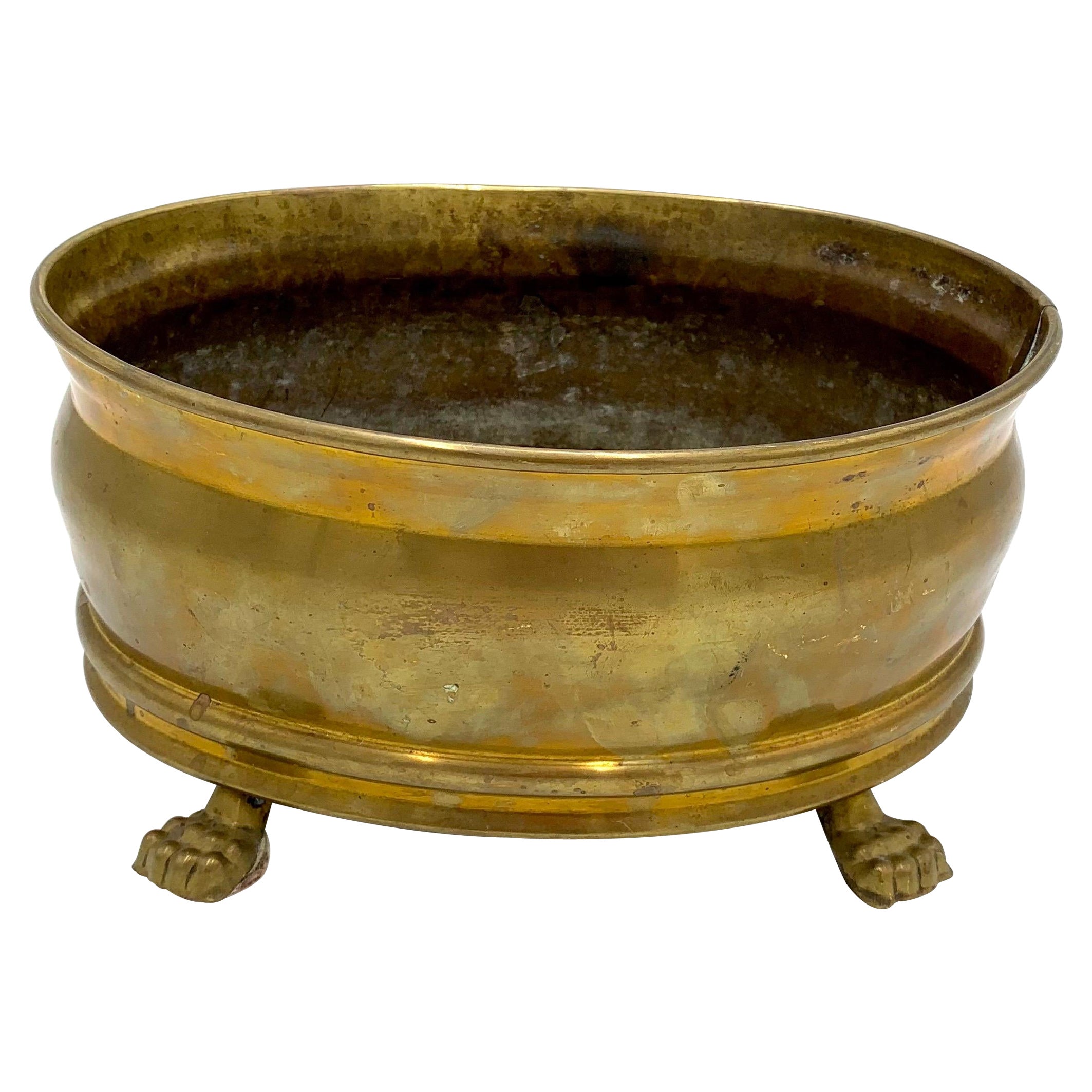 Pair ceramic bretby Lion planters" Estate Rock hudson" at 1stDibs
