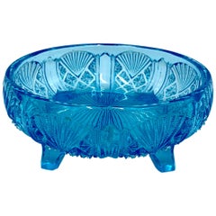 Art Deco Blue Bowl, 1930s