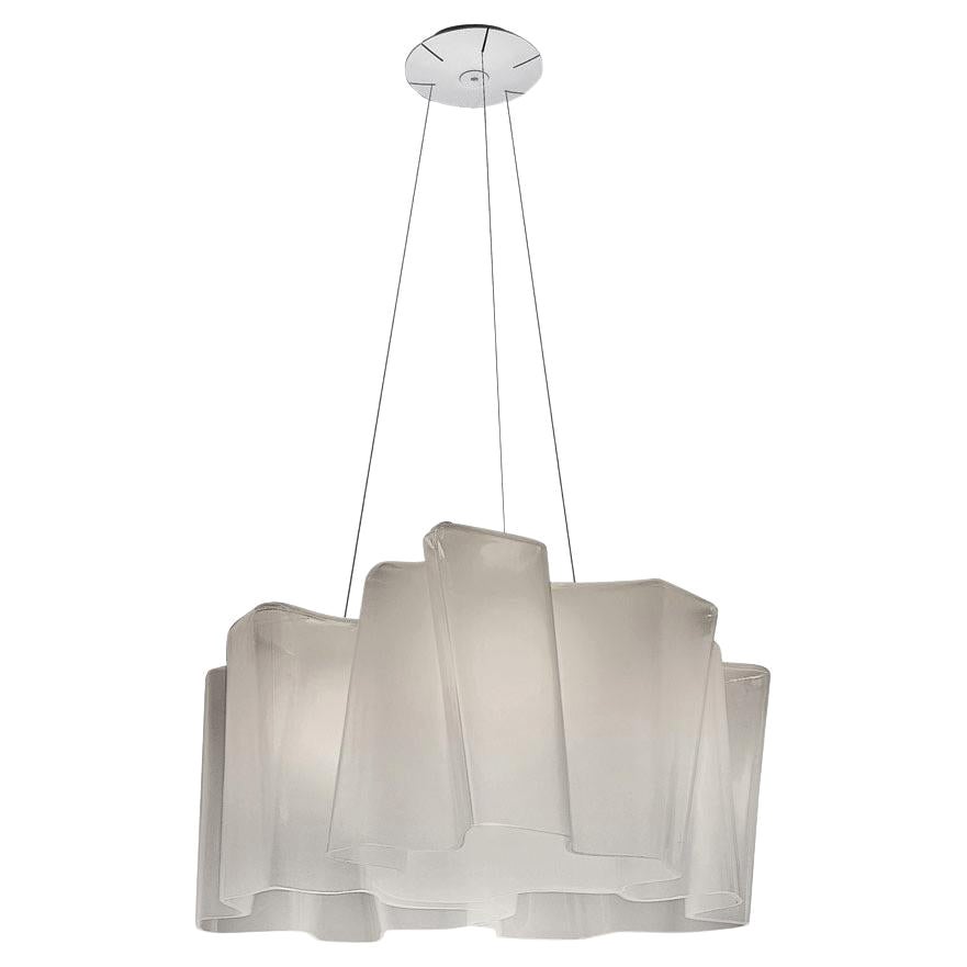 Logico Triple Nested Suspension Pendant in Smoke & Pale Grey for Artemide