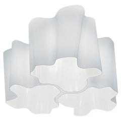 Logico Triple Nested Ceiling Light in Milky White for Artemide