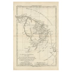 Antique Map of South America Depicting Guayana, c.1780