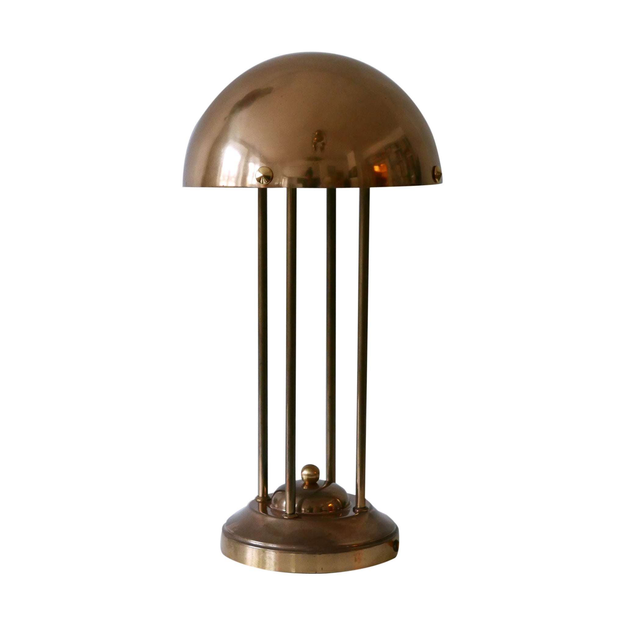 Monumental Art Nouveau Table Lamp Haus Henneberg HH1 by Josef Hoffmann Austria