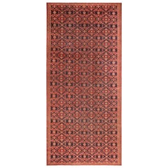 18th Century Antique Persian Khorassan Rug. Size: 6 ft 8 in x 14 ft 8 in
