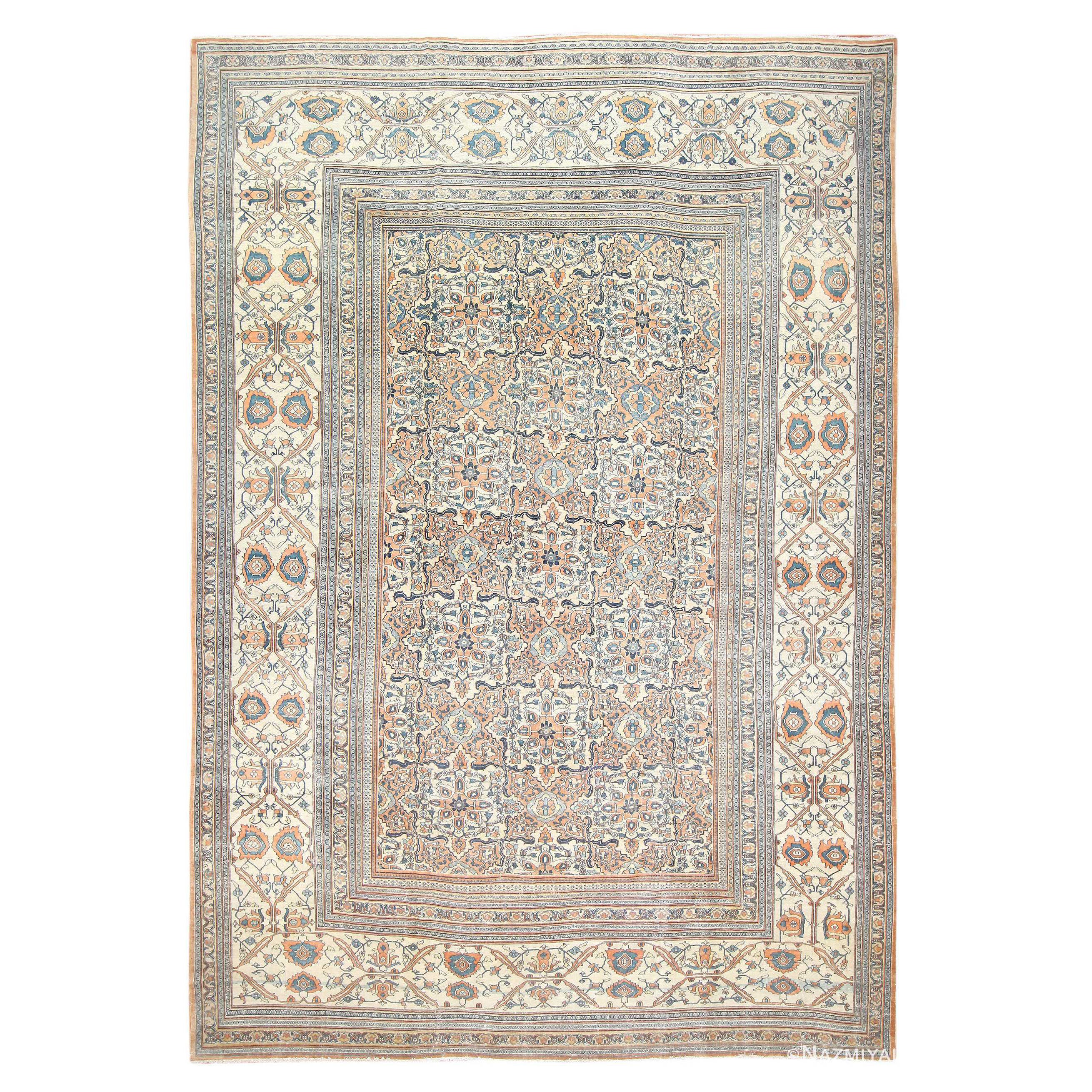 Antique Persian Khorassan Carpet. 14 ft 6 in x 20 ft 7 in For Sale